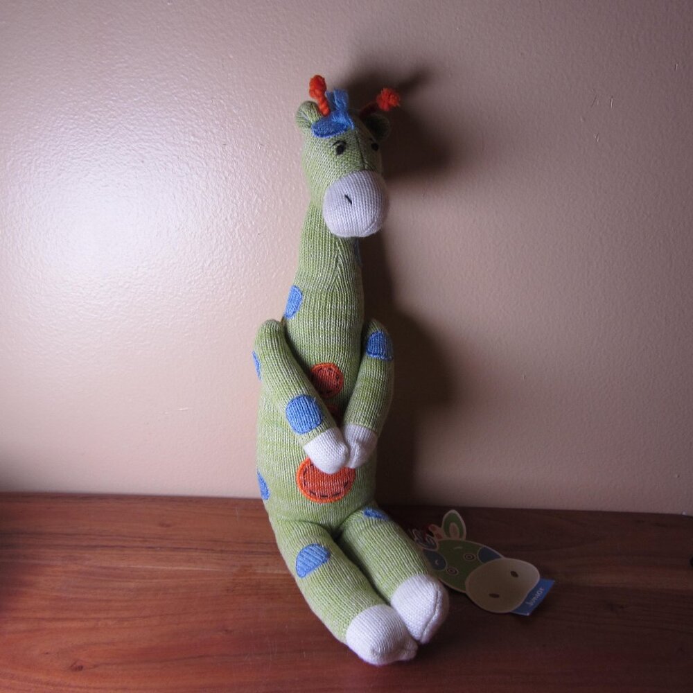 plush giraffe junior hugger monkeez & friends NWT 2010 (W6433)